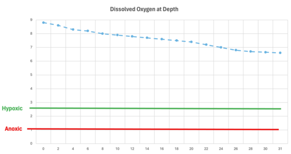 chart 2 dissolved oxygen at depth chart 2