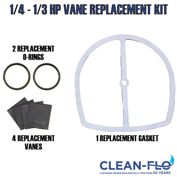 OE4703 – 1/4 & 1/3 HP Vane Compressor Repair Kit - Clean-flo - Full ...