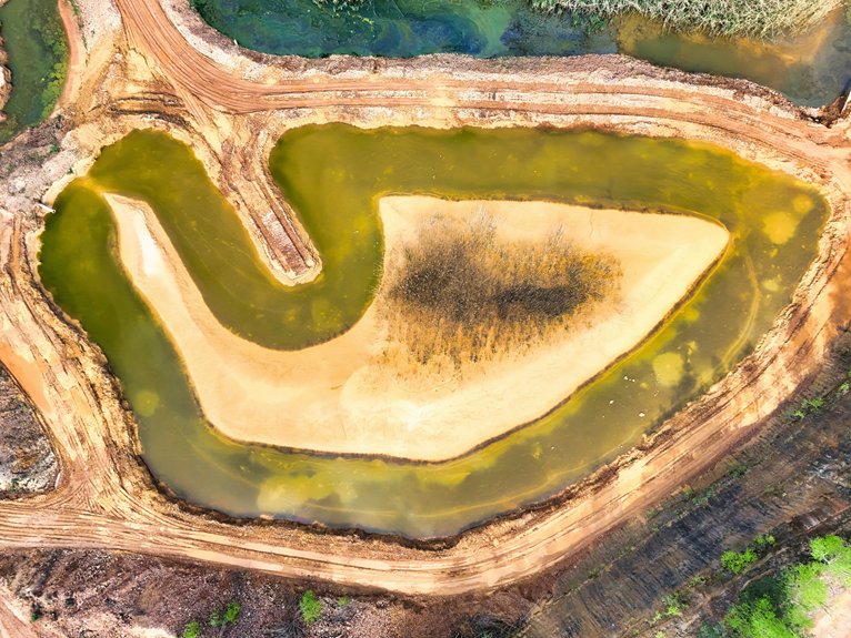 lake sediment reduction techniques